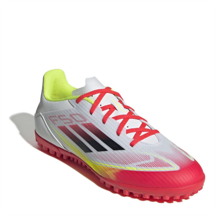 adidas F50 Turf Football Boots – White/Red – view 3