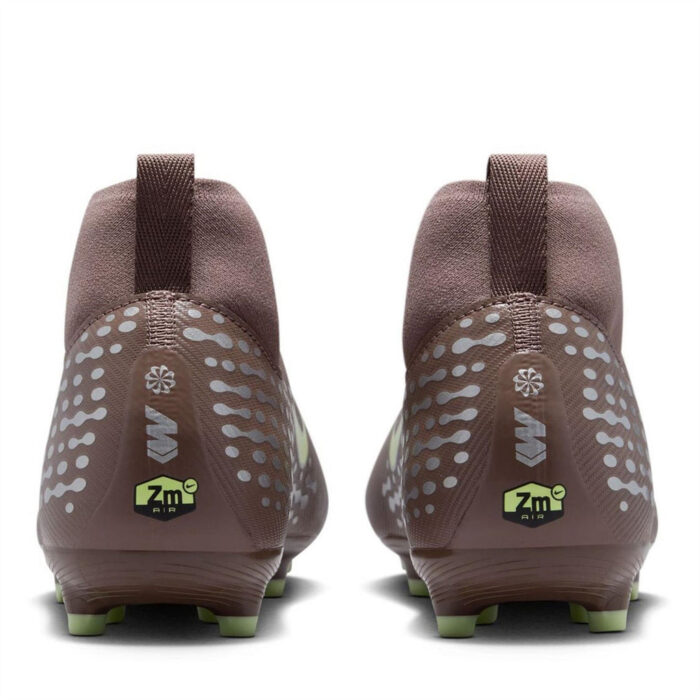 Nike Zoom Mercurial Superfly 10 Junior Firm Ground Football Boots – Plum/Silver - Image 5
