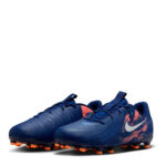 Nike Phantom Gx Ii Junior Firm Ground Football Boots – Blue/Chrome - Image 4