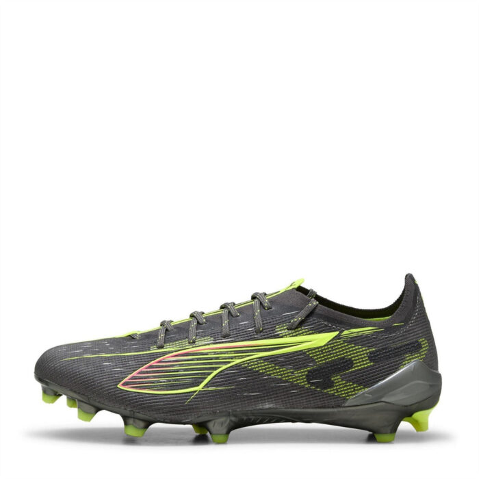 Puma Ultra 5 Firm Ground Football Boots – Silver/Yellow – view 2
