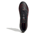 adidas Predator Soft Ground Football Boots – Black/Grey – view 5