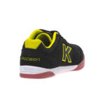Kelme Precision Low Top Indoor Football Boots – Black/Lime – view 3