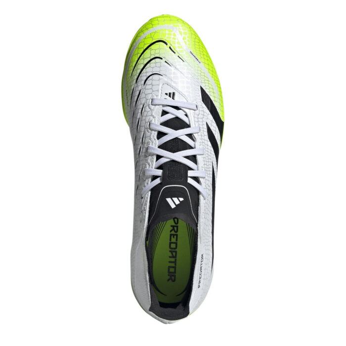 adidas Predator Turf Football Boots – White/Blk/Lemon – view 5