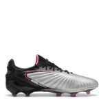 Puma King Firm Ground Football Boots – Silver/Black - Image 4