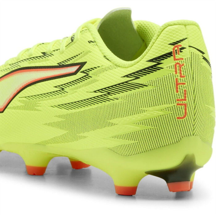 Puma Ultra 5 Firm Ground Football Boots – Yellow/Black – view 5