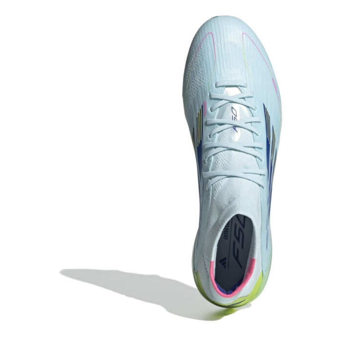 adidas Womens F50 Firm Ground Football Boots – Blue/Yellow – view 5