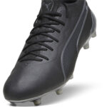 Puma King Firm Ground Football Boots – Black/Asphalt - Image 6
