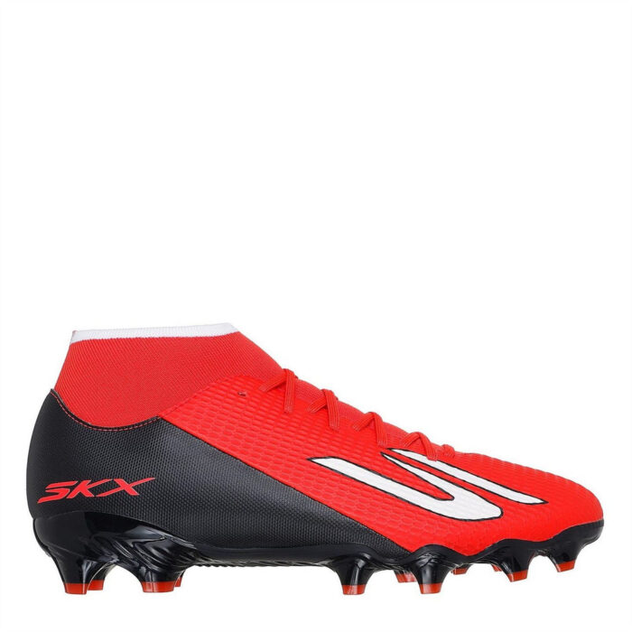 Skechers Skx.2 Firm Ground Football Boots – Red/Black – view 3