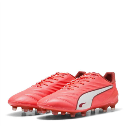 Puma Womens King Firm Ground Football Boots – Glowing Red