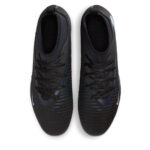Nike Phantom 6 High Firm Ground Football Boots – Black/Black – view 6