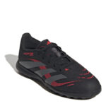 adidas Predator Junior Turf Football Boots – Black/Grey – view 3