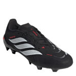 adidas Predator Firm Ground Football Boots – Black/Red – view 3