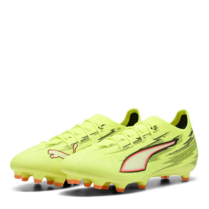 Puma Ultra 6 Firm Ground Football Boots – Yellow/Black