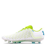 Under Armour Clone Magnetico Firm Ground Football Boots – White/Yellow – view 2