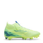 Puma Womens Ultra 5 Firm Ground Football Boots – Green/Wht/Blue – view 4