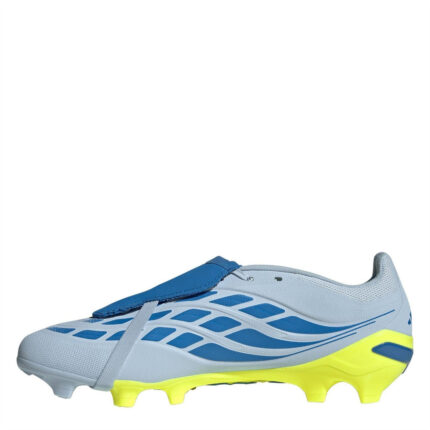adidas Mens Predator Fold Over Tongue Firm Ground Football Boots – Blue/Yellow – view 2