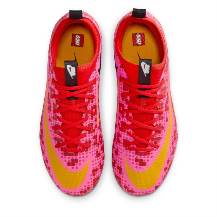 Nike Zoom Mercurial Vapor 16 Junior Firm Ground Football Boots – Rush Red - Image 6