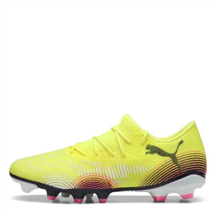 Puma Future 8 Firm Ground Football Boots – Yellw/Black/Sun - Image 8