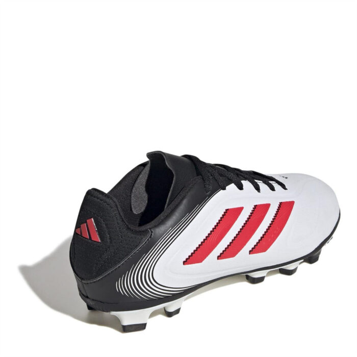 adidas Copa Pure 3 Junior Firm Ground Football Boots – White/Red - Image 4