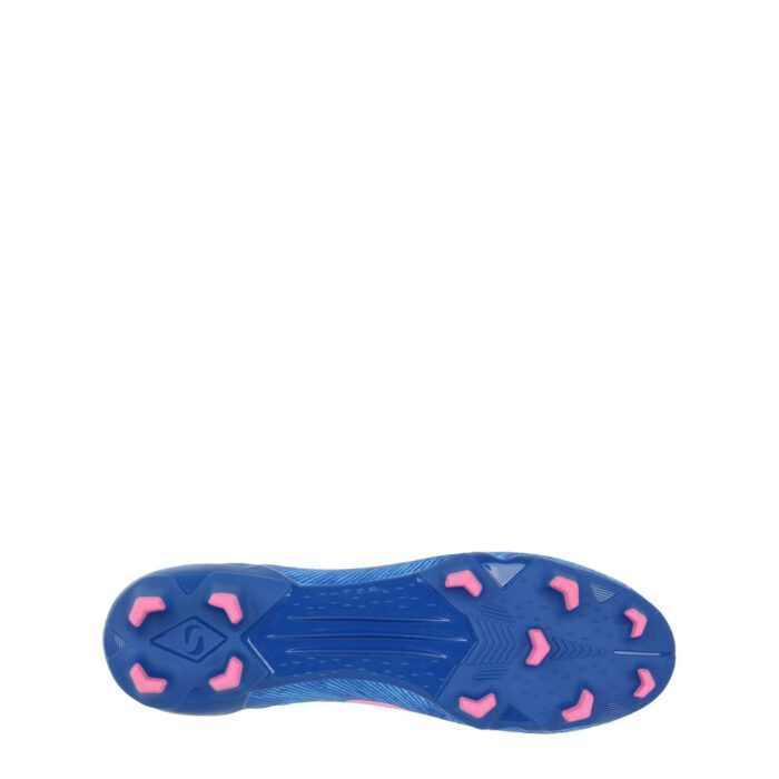 Sondico Blaze Firm Ground Football Boots – Blue/Pink/White - Image 3
