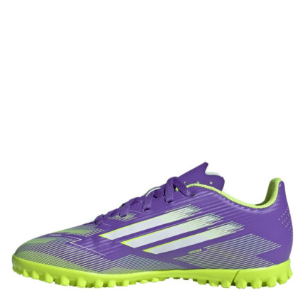 adidas F50 Messi Junior Turf Football Boots – Purple/White – view 2