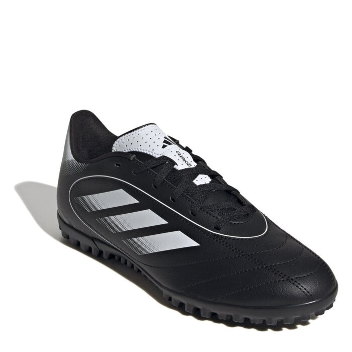 adidas Goletto Turf Football Boots – Black/White – view 3