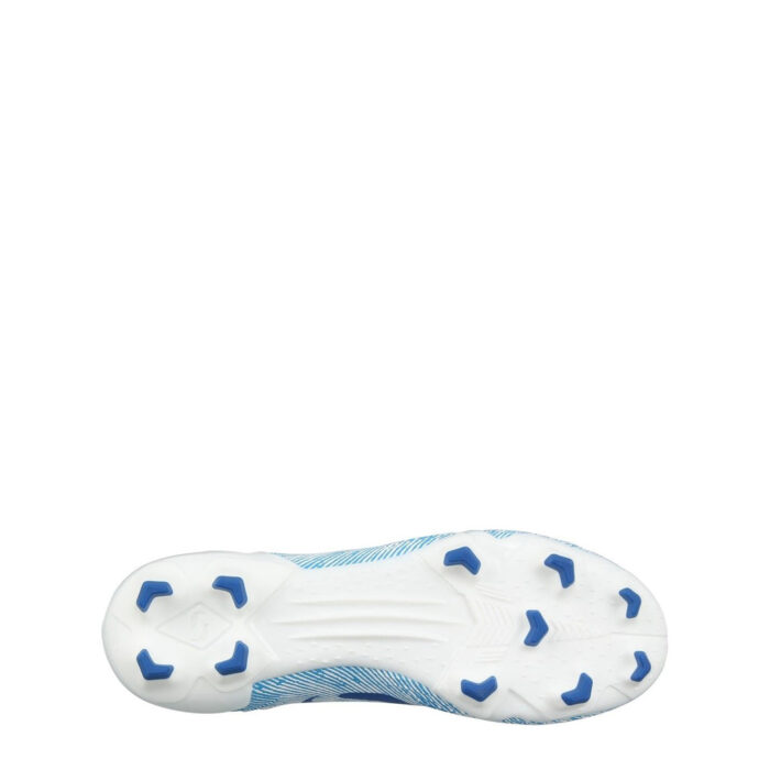 Sondico Blaze Junior Firm Ground Football Boots – White/Blue – view 3