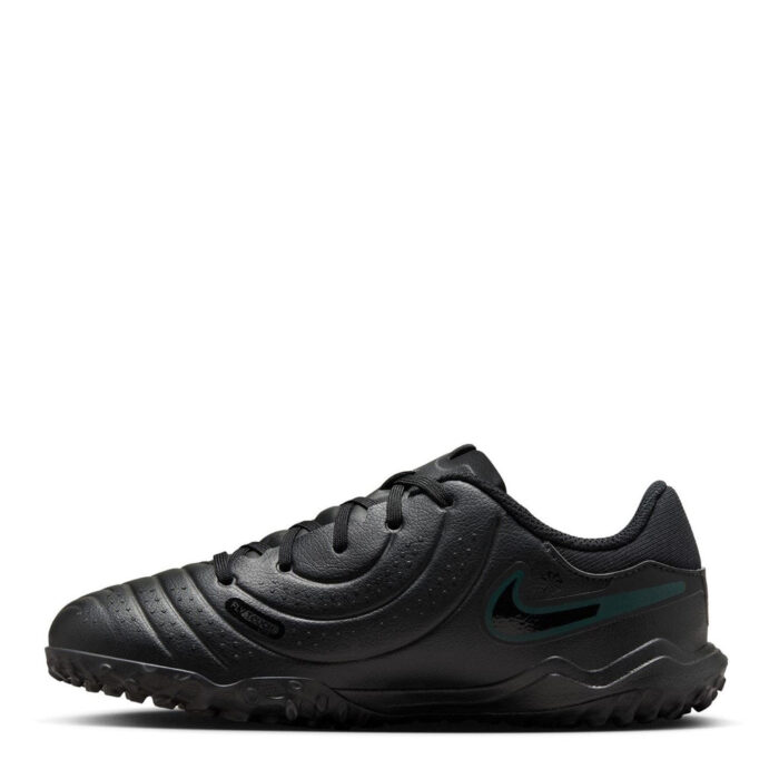 Nike Tiempo Legend 10 Junior Turf Football Boots – Black/Green - Image 2