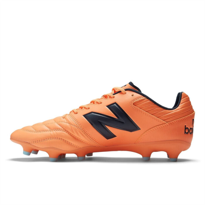 New Balance 442 V2 Firm Ground Football Boots – Orange/Navy – view 3