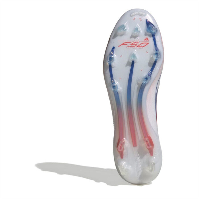 adidas Womens F50 Firm Ground Football Boots – White/Blue – view 6