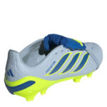 adidas Predator Fold Over Tongue Junior Firm Ground Football Boots – Blue/Yellow – view 4