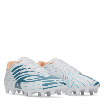 Under Armour Under Armour Shadow .4 Junior Firm Ground Football Boots – Wht/Blu/Orange