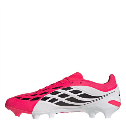 adidas Predator Firm Ground Football Boots – Red/Blk/White – view 2