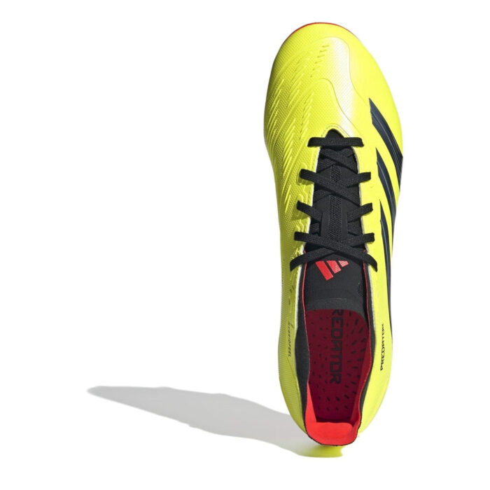 adidas Predator Firm Ground Football Boots – Yellow/Blk/Red – view 5