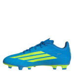 adidas F50 Messi Junior Firm Ground Football Boots – Blue/Yellow – view 2