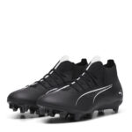 Puma Mens Ultra Firm Ground Football Boots – Black/White – view 7