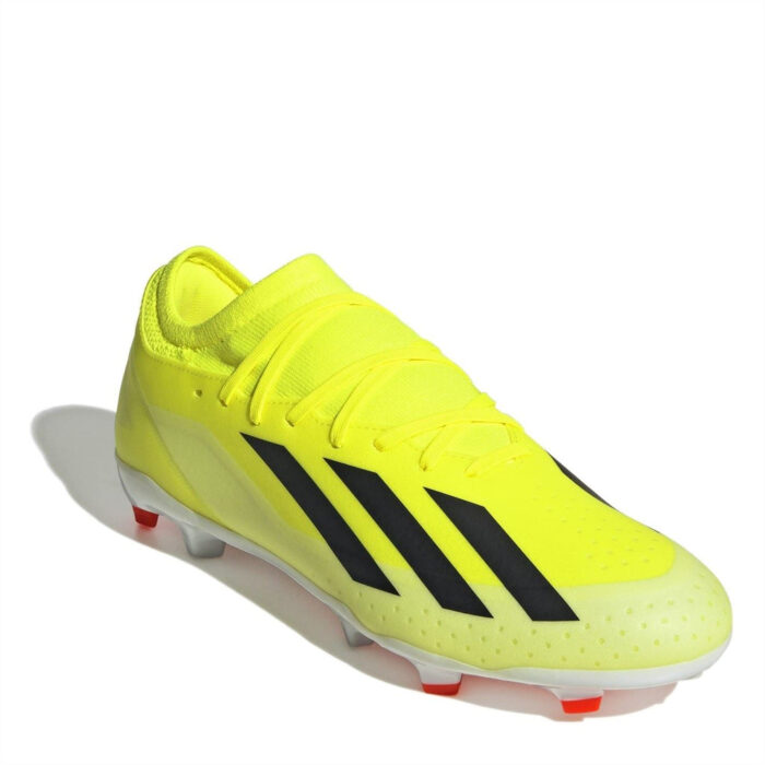 adidas X Crazyfast Firm Ground Football Boots – Yellow/Blk/Wht – view 3