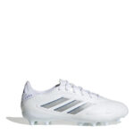 adidas Copa Pure 3 Junior Firm Ground Football Boots – White/Silver