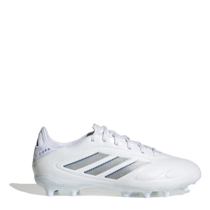 adidas Copa Pure 3 Junior Firm Ground Football Boots – White/Silver