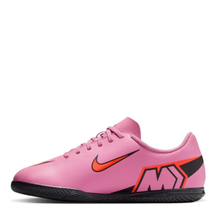 Nike Mercurial Vapor 16 Junior Indoor Football Boots – Pink/Black – view 2