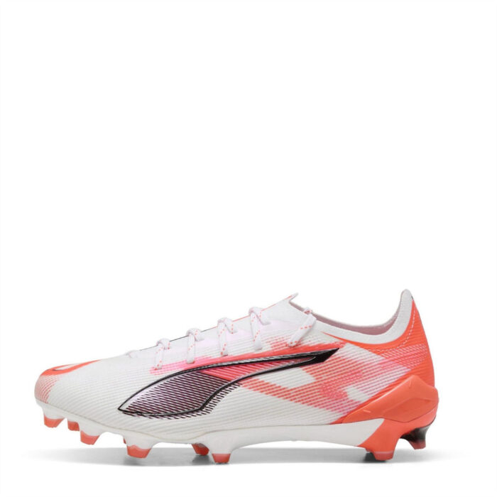 Puma Womens Ultra 5 Firm Ground Football Boots – White/Red - Image 8