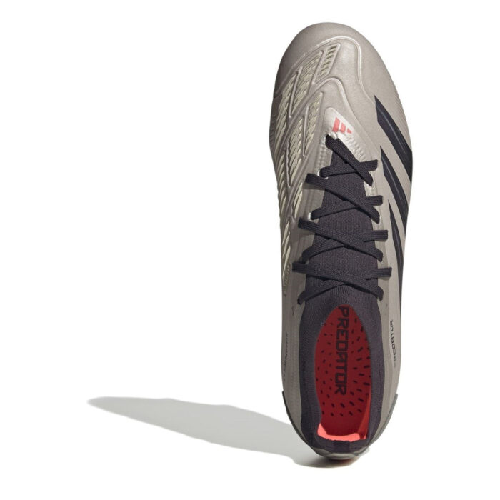 adidas Predator 24 Firm Ground Football Boots – Silver/Black – view 5