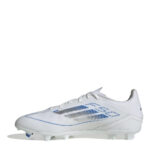 adidas Messi F50 Firm Ground Football Boots – White/Silver – view 8