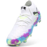 Puma Womens Future 8 Firm Ground Football Boots – White/Multi – view 6
