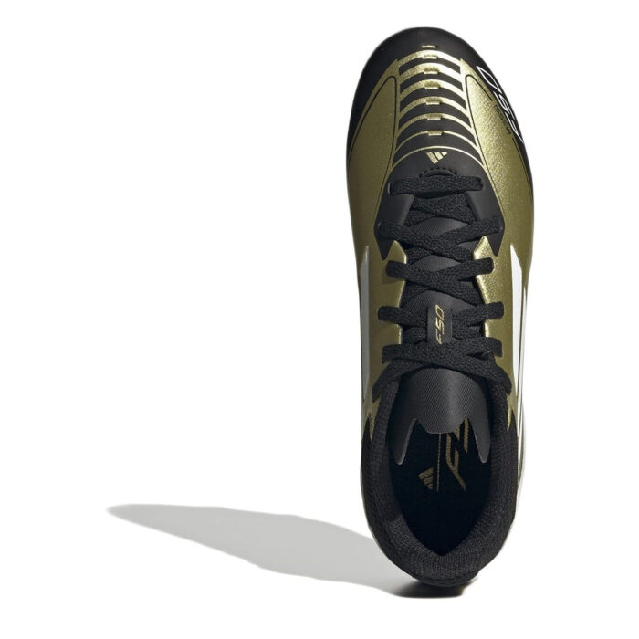 adidas F50 Junior Firm Ground Football Boots – Gold/Black – view 5