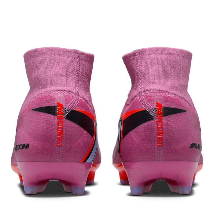 Nike Mercurial Superfly 10 Artificial Ground Football Boots – Pink/Black – view 5