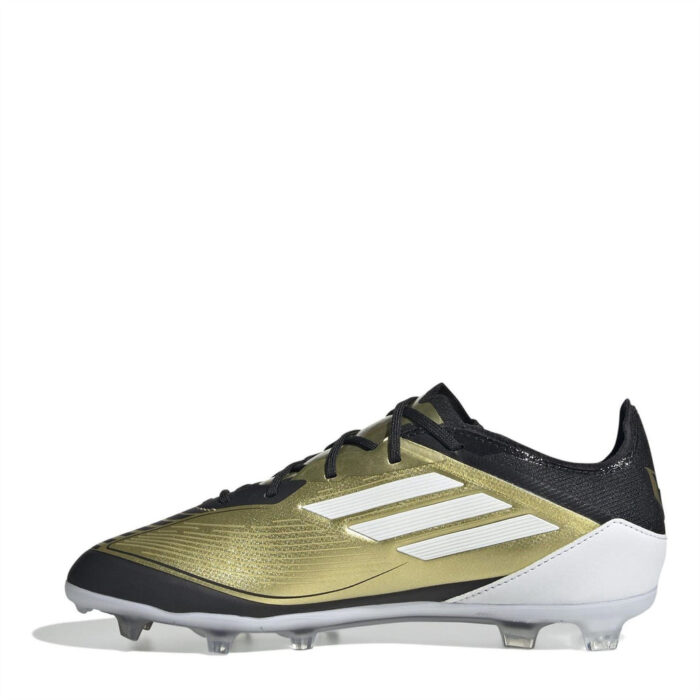 adidas F50 Junior Firm Ground Football Boots – Gold/Black – view 5