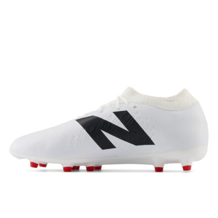 New Balance Tekela V4+ Magique Firm Ground Football Boots – White/Black – view 2