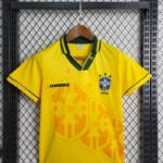 Retro Brazil 1994 Home Kids Kit - Image 2
