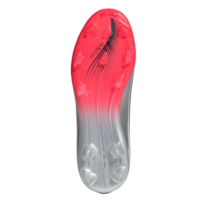 adidas F50 Junior Firm Ground Football Boots – White/Red – view 5
